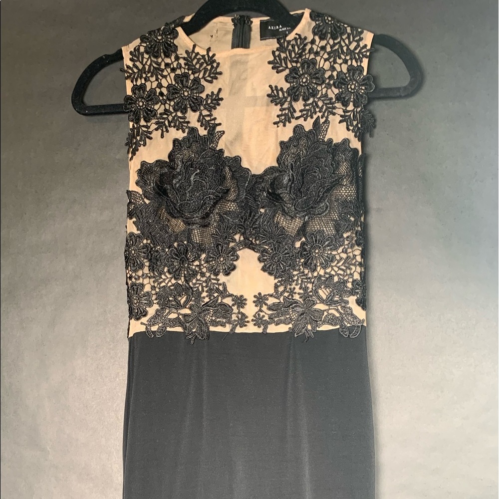 Akira Formal Black Tie Dress